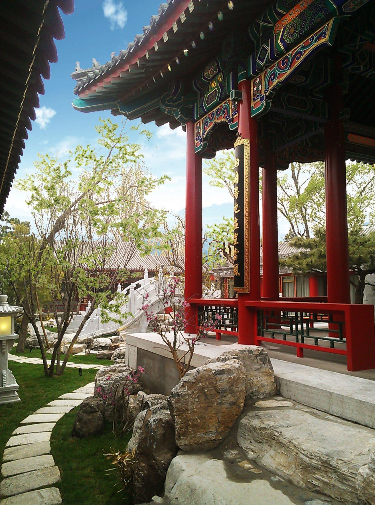 Lv Garden Huanghuali Art Galery Beijing Hotel Jincsiafu Kültér fotó